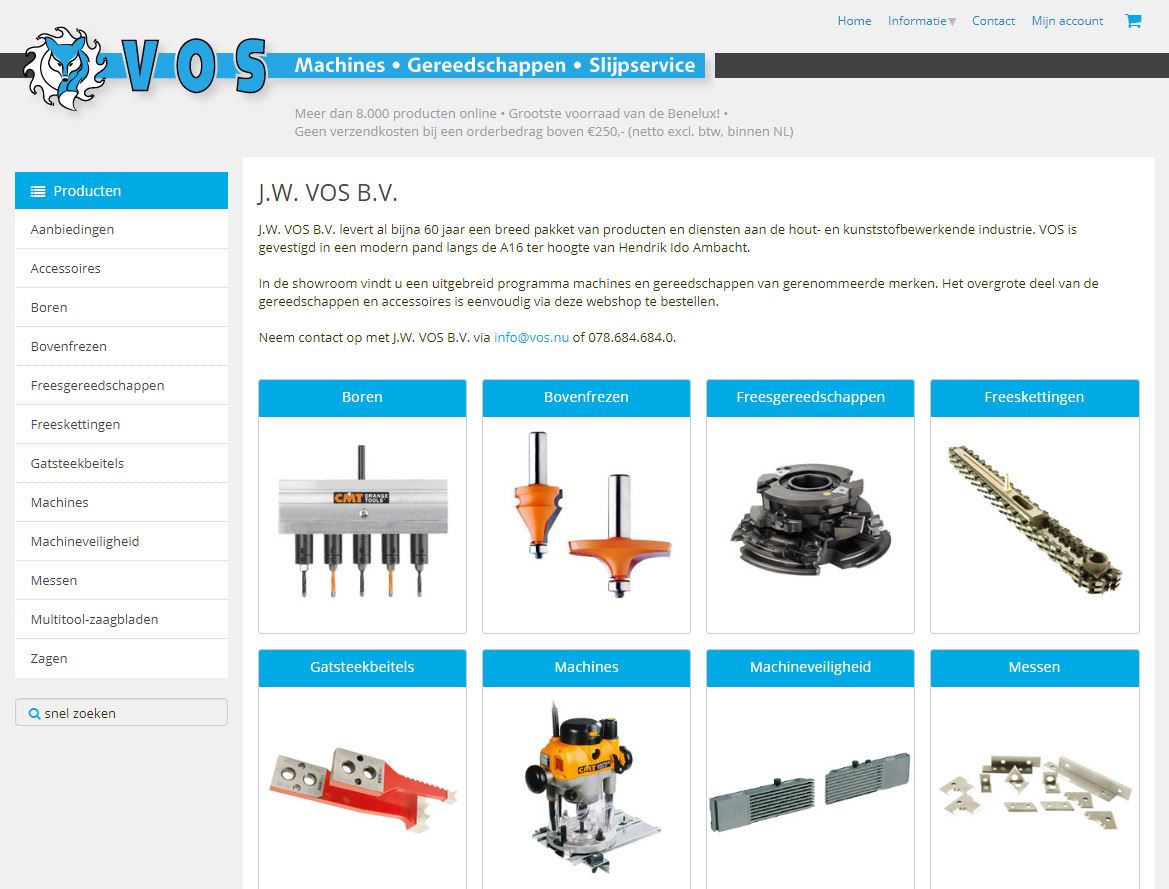 VOS webshop