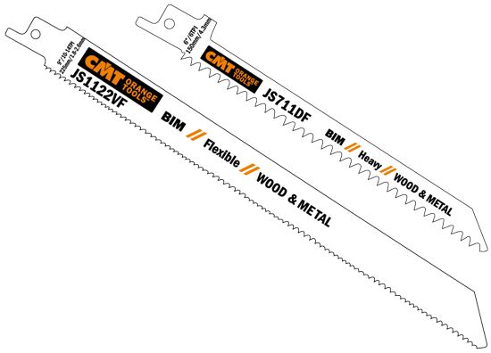 Bimetaal reciprozagen voor hout en metaal